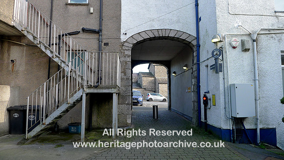 HRS 10607 Milnthorpe, Church Street, Terraced houses carriage arch  L1190810