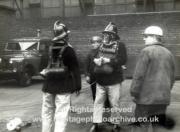 HRS 2057 Firemen kit-up ready with BA sets etc