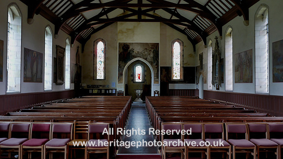 HRS 10348 Casterton, Holy Trinity Church interior to west L7740885