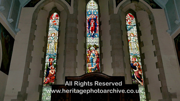 HRS 10347 Casterton, Holy Trinity Church east window stained glass L7740886