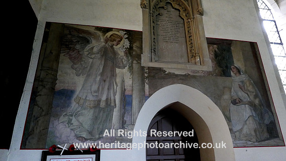 HRS 10352 Casterton, Holy Trinity Church, wall painting  L7740893