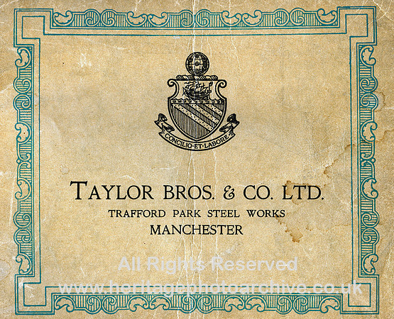 Taylor Bros Front cover