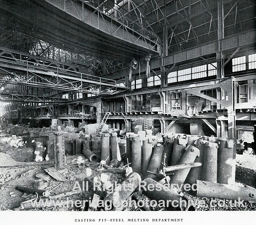 Taylor Bros page 17 casting pit steel melting dept