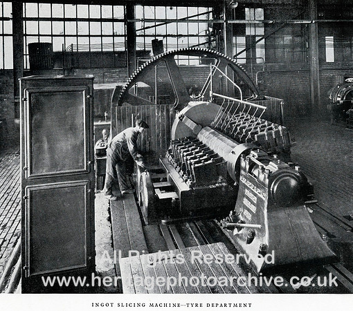 Taylor Bros page 20 Ingot slicing machine tyre dept