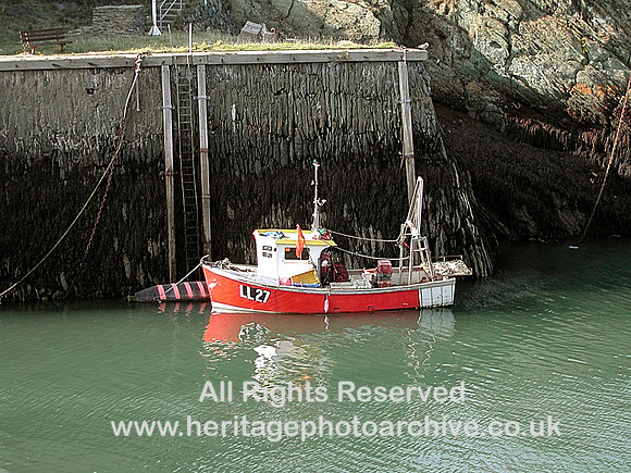 HRS 2542 Amlwch harbour, boat 2003