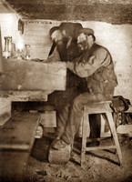 HRS 1517 Coalmining, cabin Gibfield