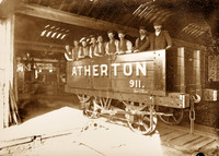 HRS 1504 Coalmining, Gibfield wagon shop May 1906