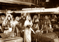 HRS 1510 Coalmining, pitbrow lassies on screens Gibfield