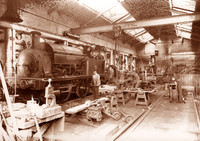HRS 1511 Coalmining, Gibfield locomotive repair shop