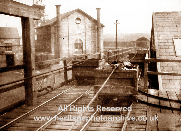 HRS 1527 Coalmining, elevated tub road Gibfield Pit Atherton