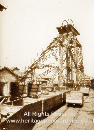 HRS 1506 Coalmining, Gibfield winding gear