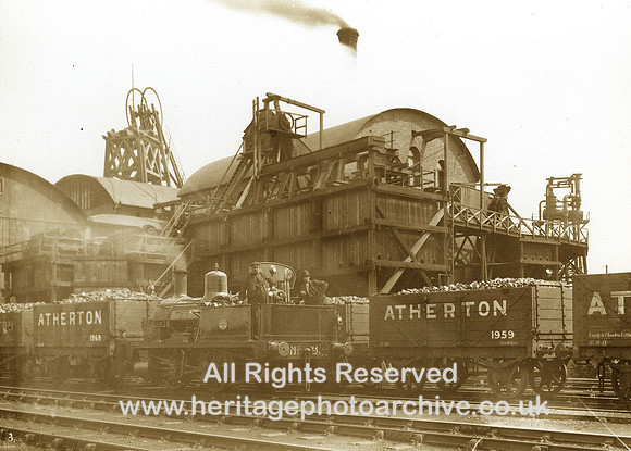 HRS 1525 Coalmining, Gibfield locomotive, Atherton