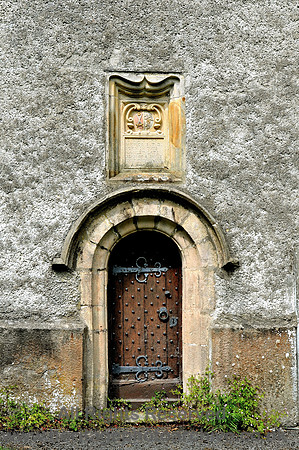 HRS 7027 Witherslack church and carved stone inscription