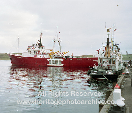 HRS 10769 Shetland, Rescue and fishing boat