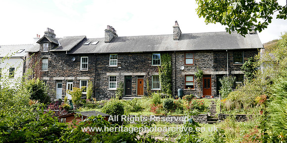 Broughton in Furness, rear of terraced houses L7760974