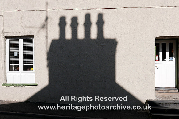 Broughton in Furness, chimneys shadows