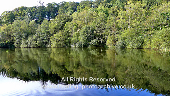 Broughton in Furness, Broughton Tower estate, lake