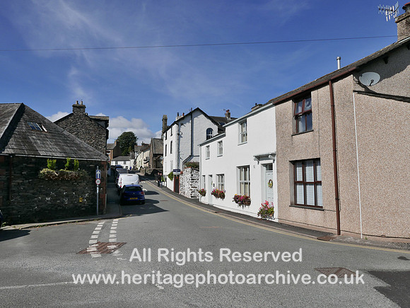 Broughton in Furness, Princes Street, auction mart on left L7760938