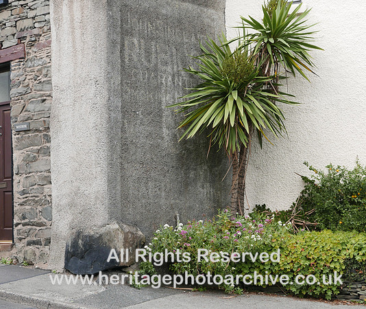 Broughton in Furness, remains of painted smoking advertisement on wall L7760977