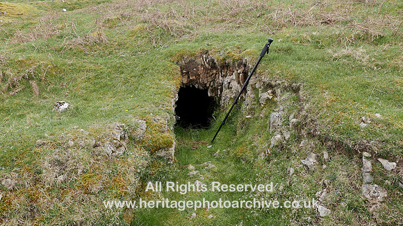 HRS 10074 Great Asby, copper mine surface tunnel entrance NY 65561 11233 L7740333