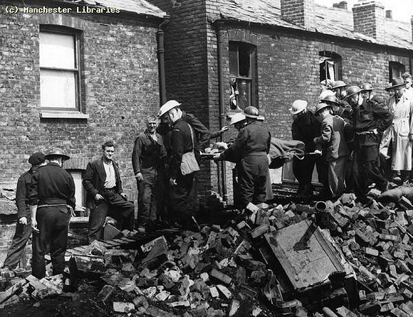 Wartime damage in Manchester 1941