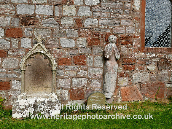 HRS 10458 Bolton village, Church of All Saints  tombstones and statuary L7750025