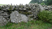 HRS 9544 Stephenson ground, boulders in dry stone wall L1170977