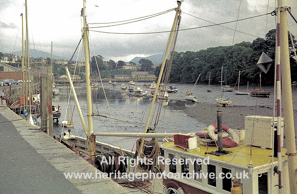HRS 5346 Caernarfon dock looking SE 1970s