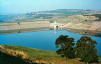 M62 Motorway Construction, Scammonden dam 1971