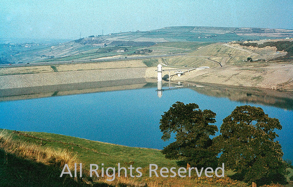 M62 Motorway Construction, Scammonden dam 1971