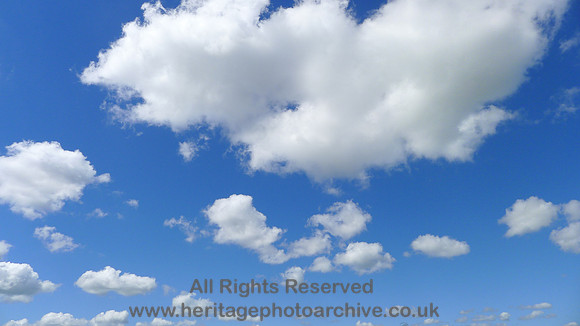HRS 7784 Blue sky cumulo nimbus, Flookburgh 2016