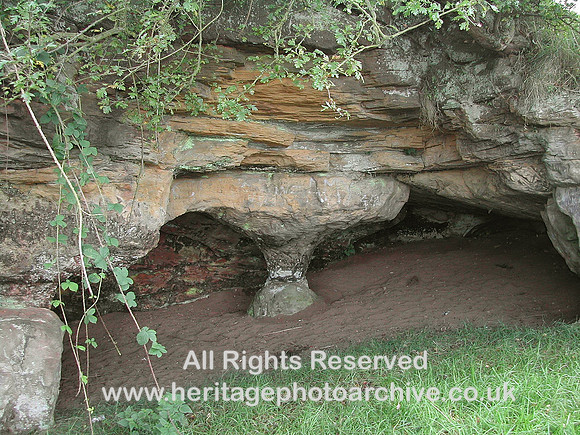 HRS 1159 Secondary excavation showing support pillar