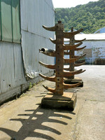 HRS 110 Dolgarrog aluminium metal pipe stands