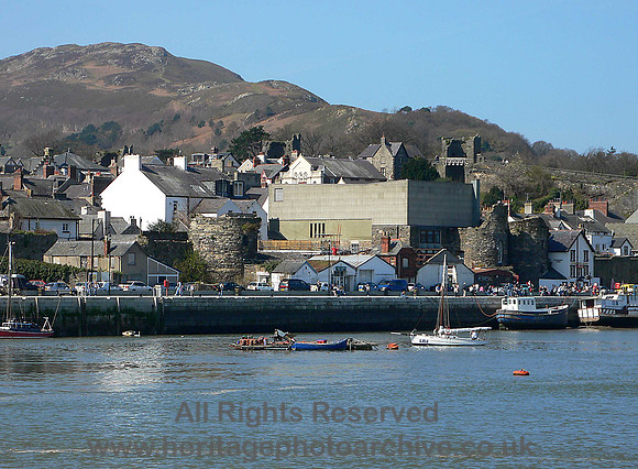 HRS 217 Conwy, concrete building, quay etc 2007