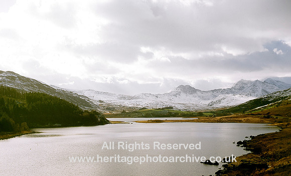 HRS 5358 Snowdon Horseshoe from Capel Curig 1980s