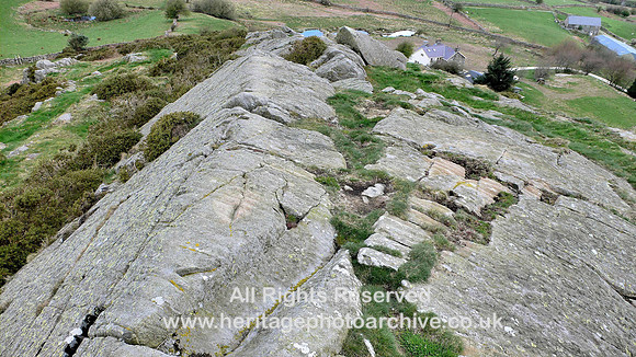 HRS 775 Glaciation, Craig Celynin, Roche moutonee