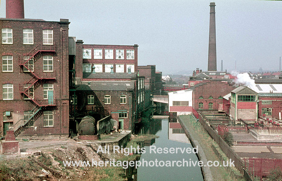 HRS 298 MBBC, Daisyfield cotton mills looking North 1971