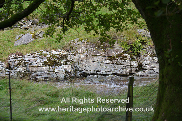 HRS 7612 Borrowdale valley near bridge Silurian turbidites