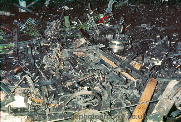 HRS 7747 Haslingden looms smashed up 1976