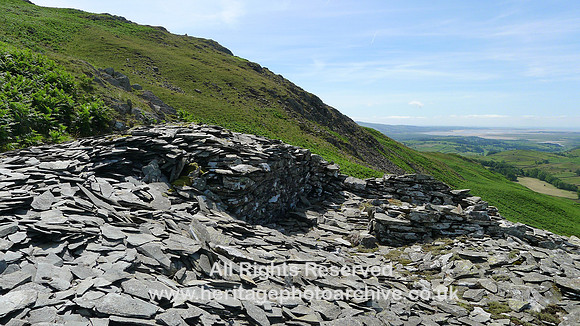 HRS 11202 Dunnerdale, Stainton Quarry, tips on south side 2022