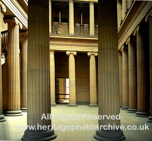 HRS 1425 Belsay Hall Northumberland columns