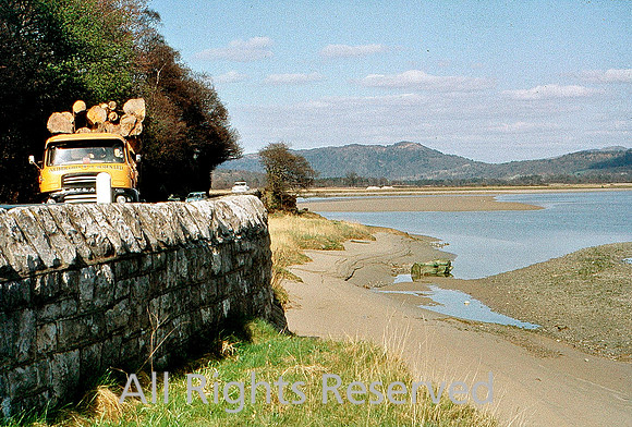 Greenodd,  A590 before widening 1986