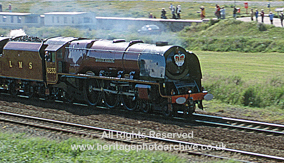 HRS 5134 Loco 46233 at Abergele and Sarn 2007