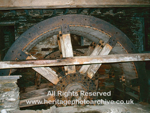 HRS 1016 Isle of Man, St John's woollen mill waterwheel 1996