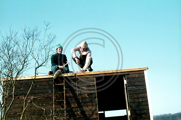 Hide - putting on the roof