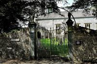 HRS 7025 Witherslack church and cast iron gate posts