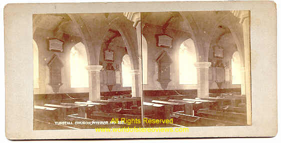 Lancashire, Tunstall Church interior