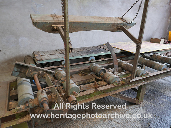HRS 10218 Nether Wasdale, Wasdale sawmill cutting bench L7740672