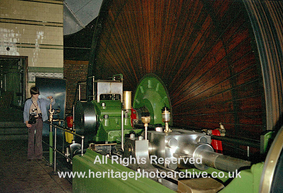 HRS 1658 Dee Mill engine flywheel