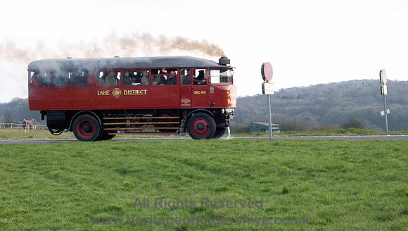 HRS 848 Sentinel steam bus Lindale in Cartmel